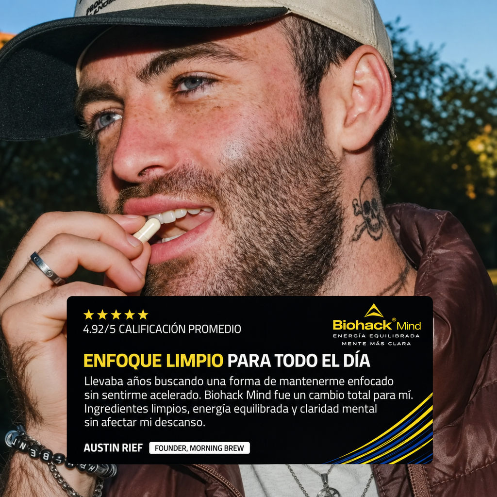 Biohack Mind® Concéntrate Mejor y Haz Más en Menos Tiempo