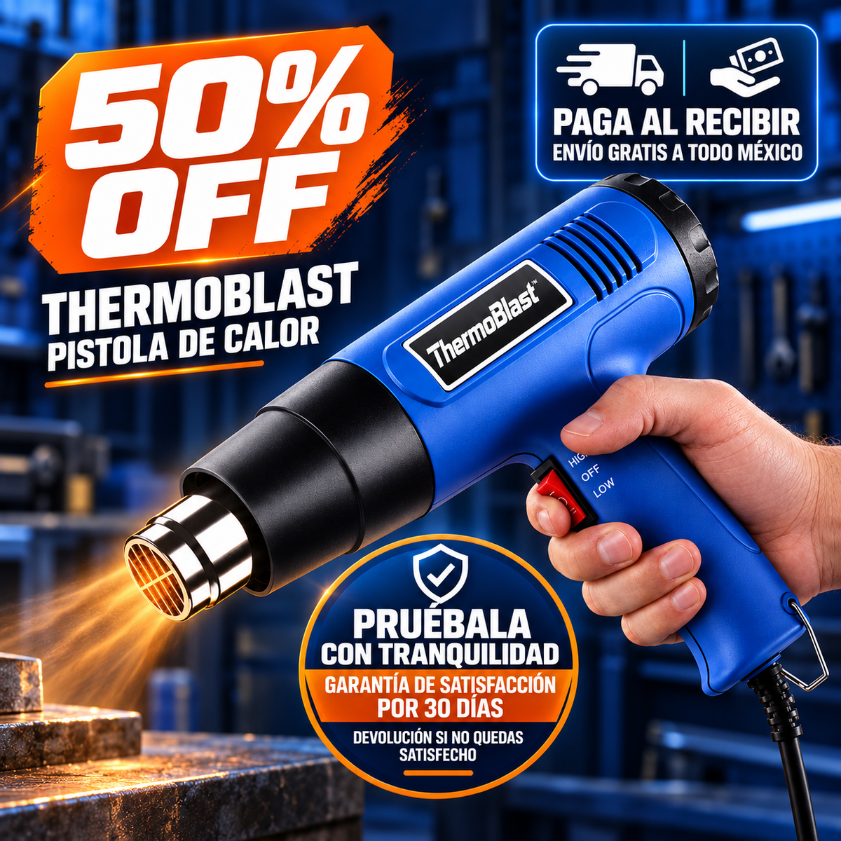 ThermoBlast™ Pistola de Calor